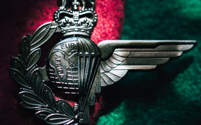 Badge unites the Royal Marines and Parachute Regiment