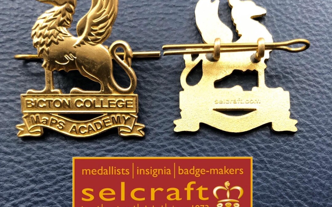 Bicton College Metal Badge