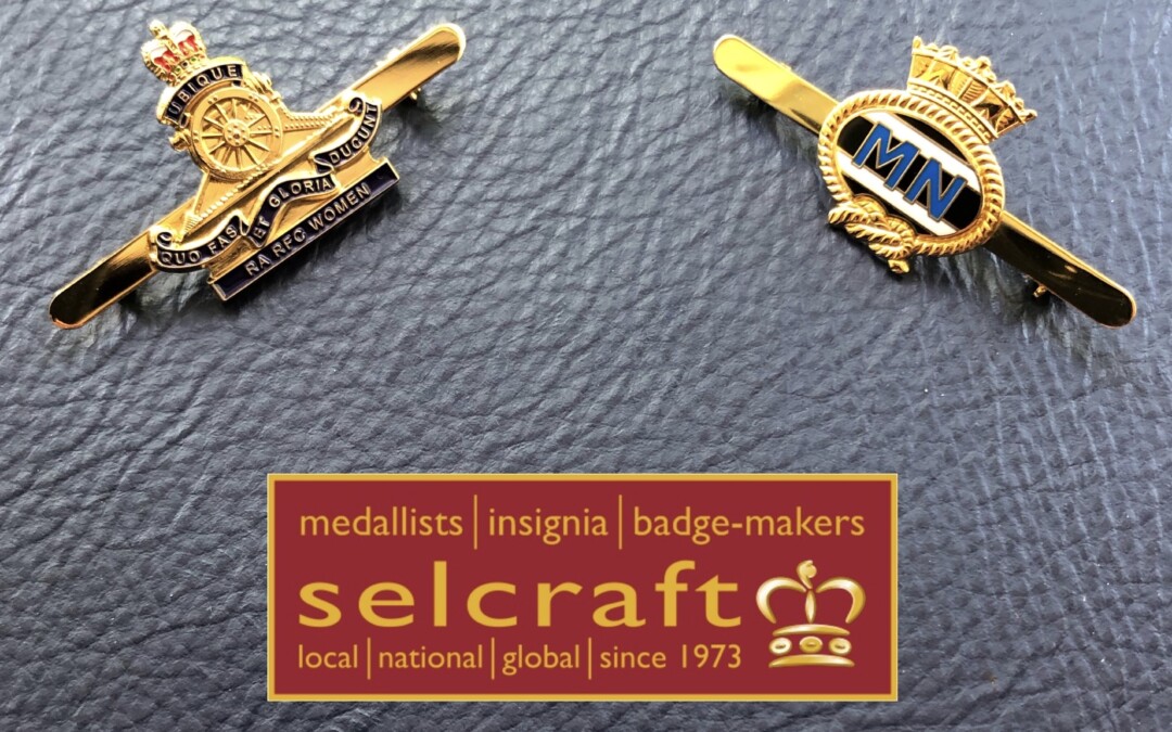 Selcraft created the “Ladies Bar Brooch” to provide a specific focus and purpose for ladies emblematic jewellery. Selcraft UK.