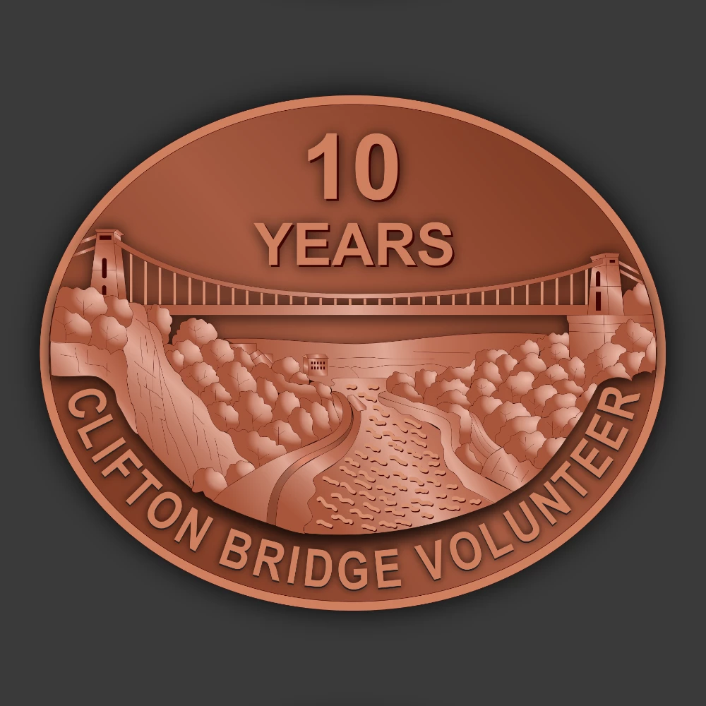 -Selcraft-UK-Clifton-Service-Award-10-Year-Badge- Creative Design