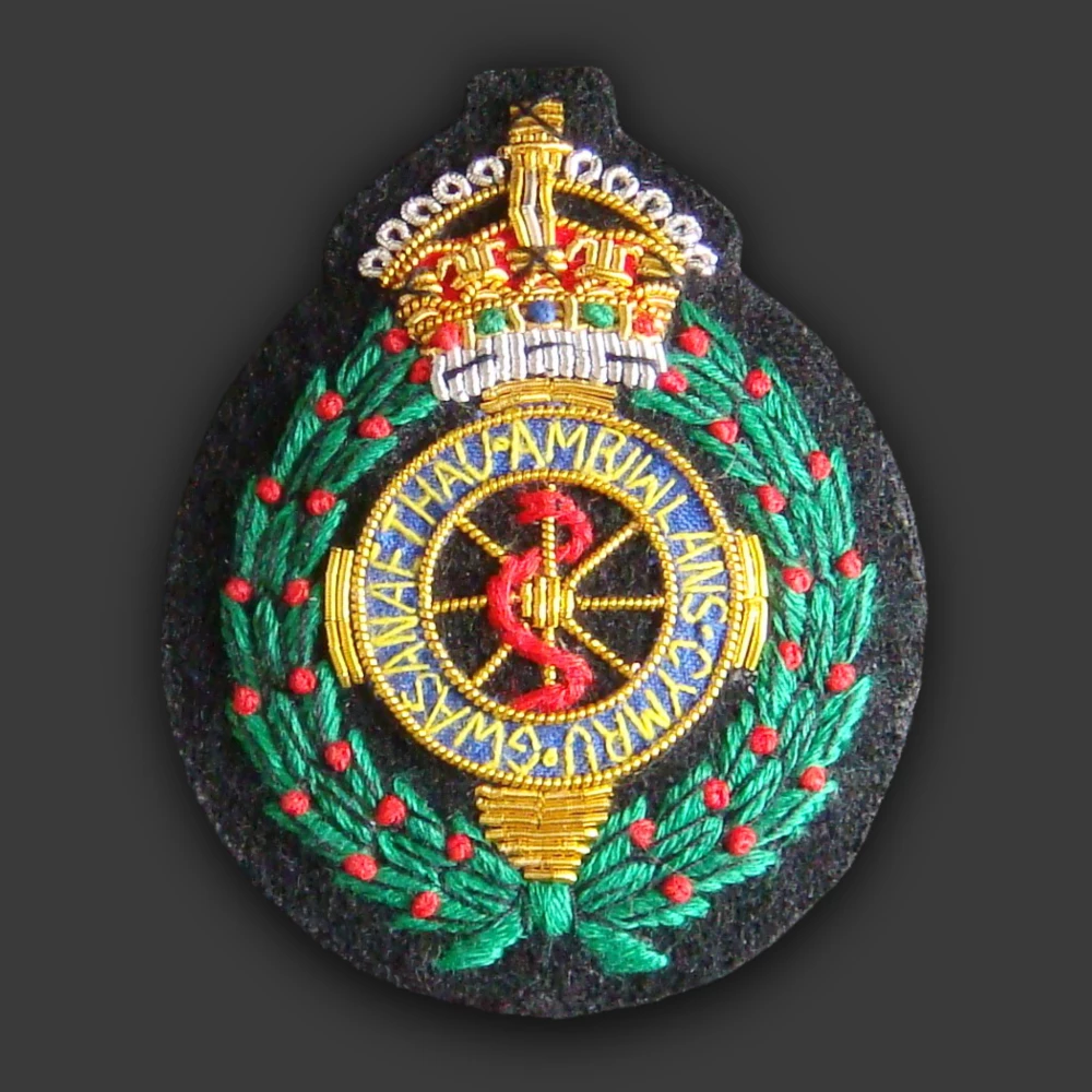 Selcraft-UK-Welsh-Ambulance-Service-Hand-Emboidered-Badge-4K-