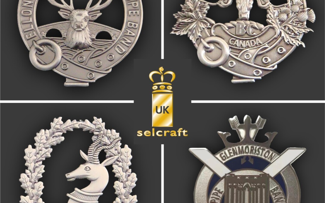Pipe Band Cap Badges