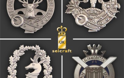 Pipe Band Cap Badges