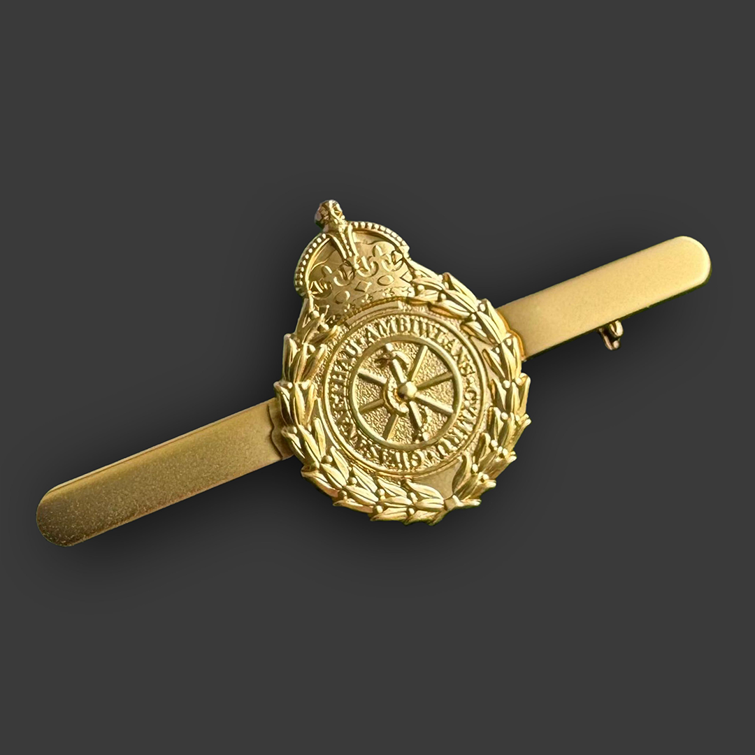 image of a ladies bar brooch produced for the Welsh ambulance service by Selcraft UK Ltd