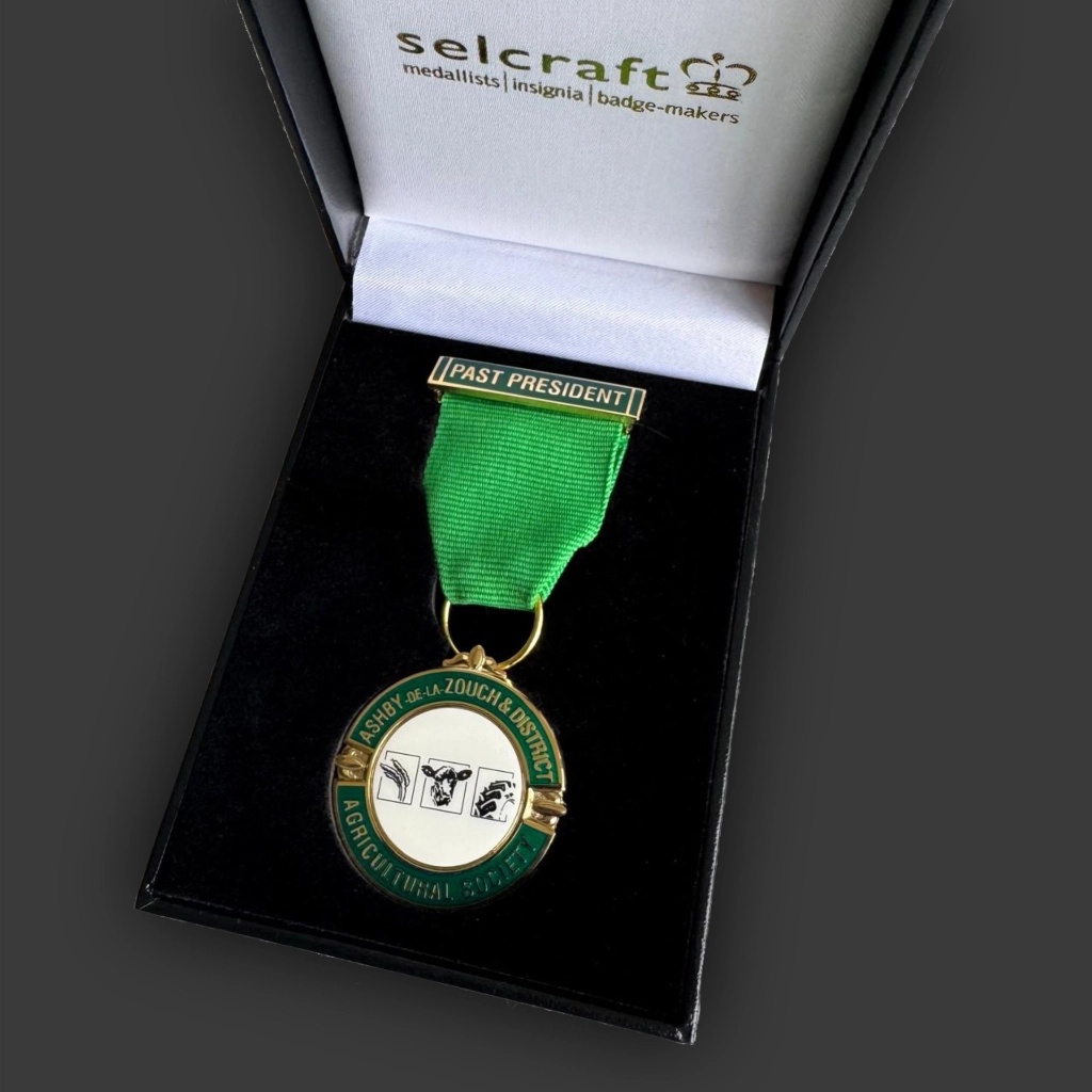 Medal of office in its fitted presentation case, made by Selcraft