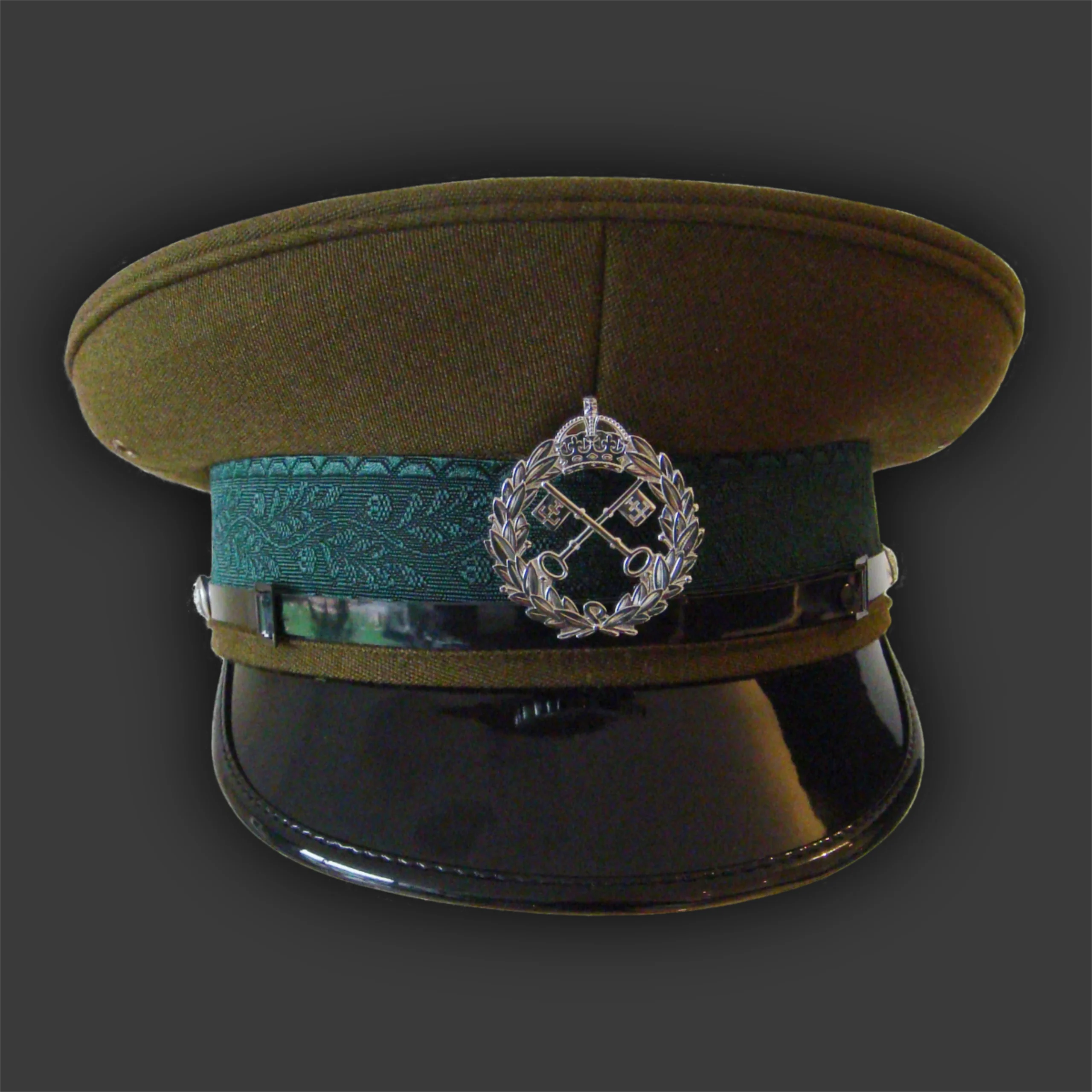 Image of Grenada Prison Service Peak Cap Front View